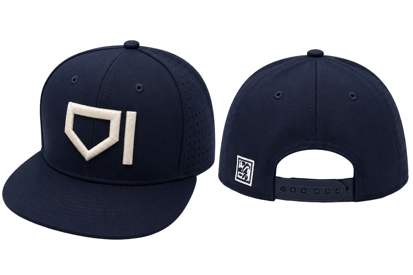 Homeplate Snap-Back - Cream/Navy