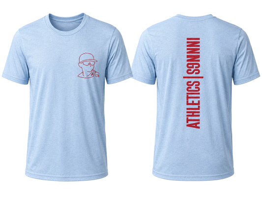 Youth Vertical T-Shirt - Columbia Blue