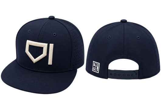 Homeplate Snap-Back - Cream/Navy