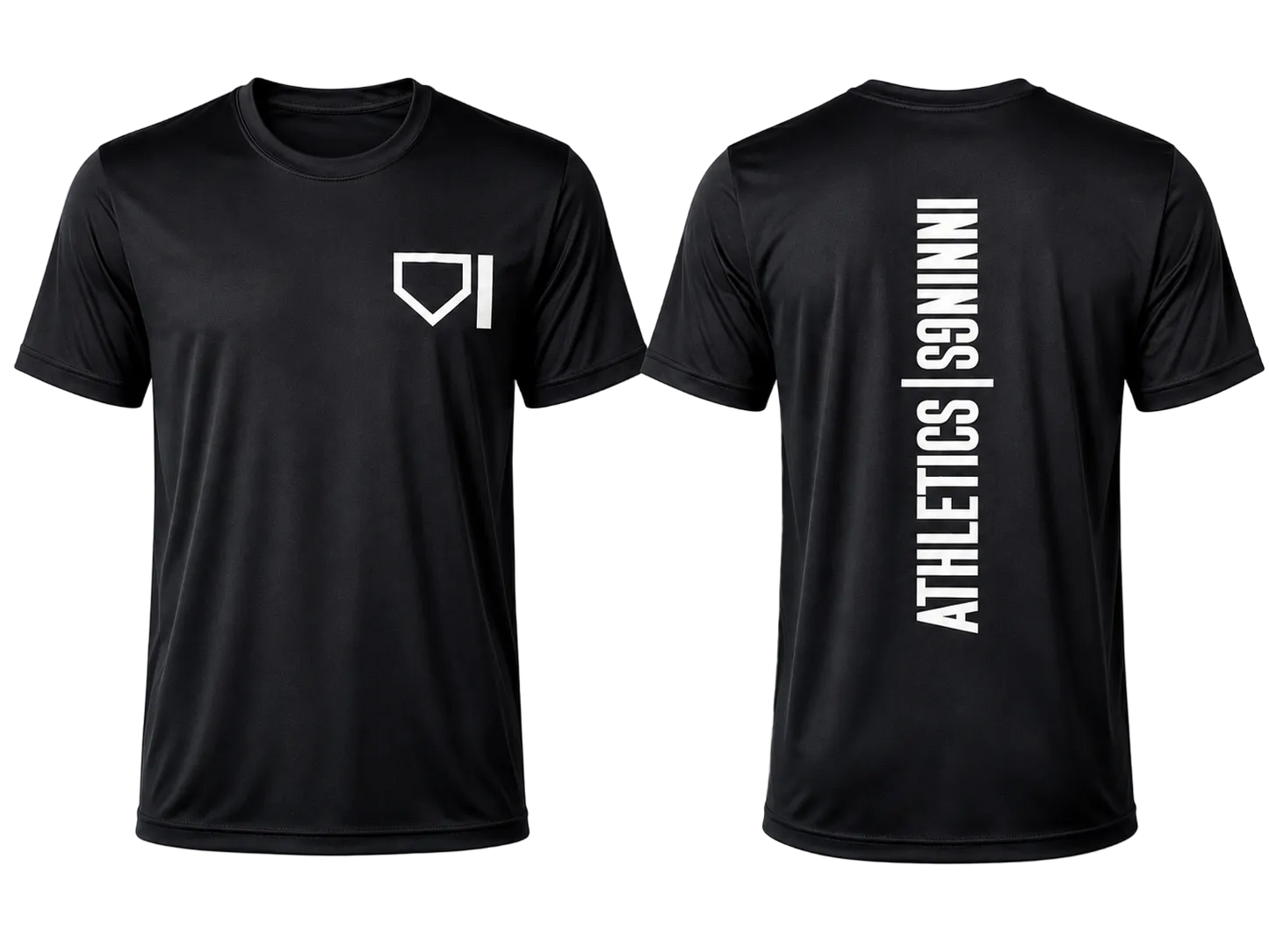 Youth Vertical Performance Shirt - Black