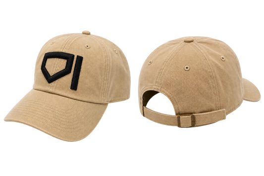 Homeplate Dad Hat - Black/Tan