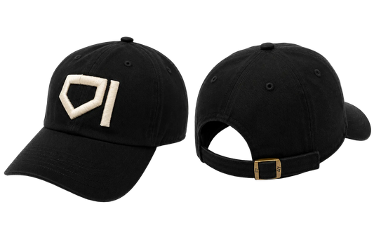 Homeplate Dad Hat - Cream/Black